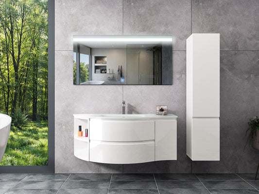 Badmöbel Set LYNN 120cm Weiß